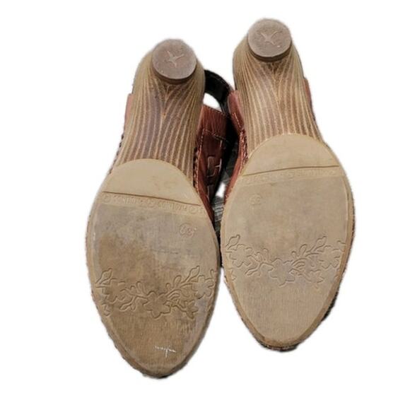 PIKOLINOS Brown Woven Sandals - Picture 5 of 8